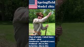 Springfield Model 1861 loading and firing [upl. by Gray]