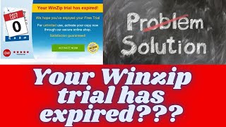 WinZip Expired Windows 10 l How To WinZip Expired Problem Solved  WinZip Ka Expired Solution Free [upl. by Jenkel190]