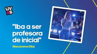 IBA A SER PROFESORA DE INICIAL  MACARENA DIAZ Periodista deportiva [upl. by Aihtyc]