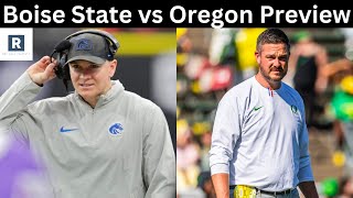 Boise State vs Oregon Game Preview  College Football Game Predictions [upl. by Eiwoh]