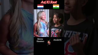 Aaj ki Raat song  Emma Heesters VS Anukriti  aajkiraat anukriti viralshorts [upl. by Seyler]