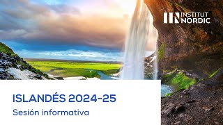 Sesión informativa Islandés 202425  Institut Nòrdic [upl. by Heddy543]