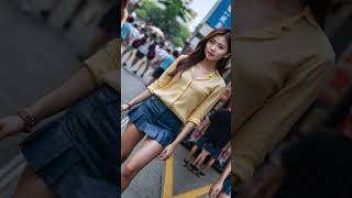 Stunning asian girls on the street street fashion 53 fashion fashionblogger [upl. by Tuppeny]