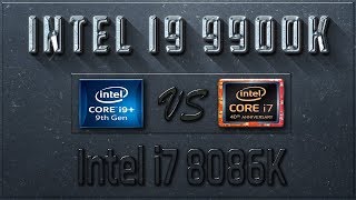 Intel i9 9900K vs i7 8086K Benchmarks  Test Review  Comparison  Gaming  10 Tests [upl. by Nob]