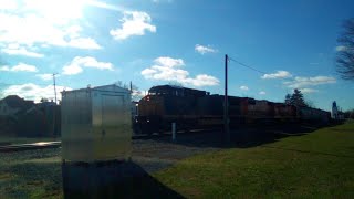 Afternoon EASTBOUND FWLI CFERCPE Mixed FreightSteel Train 11072024 [upl. by Dayle642]