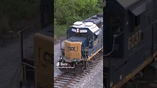 CSX Geeps at Etowah Tennessee  Shorts [upl. by Llenreb]