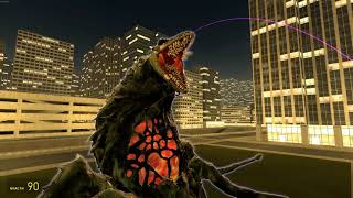 Godzilla PS4 Biollantes Intro But its Garrys Mod [upl. by Sigler]