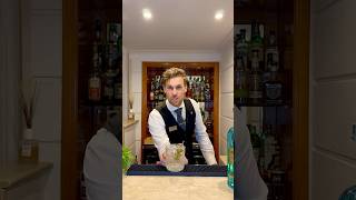 Negroni Bianco Italicus London Dry Gin Vermouth Dry bartender cocktail drink barman mixology [upl. by Alexandros]