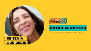 COLUMNA SOCIOEDUCATIVA CON PATRICIA PASTOR  MARCHA UNIVERSITARIA [upl. by Tracee]