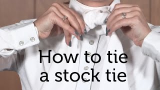 How to tie a stock tie [upl. by Jaela790]