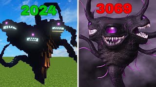 Wither Storm Physics in 2024 vs 3069 in Minecraft [upl. by Guyer393]