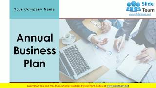 Annual Business Plan PowerPoint Presentation Slides [upl. by Nahsyar724]