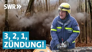 THW Einsatz Baumsprengung – Sprengung im Waldgebiet [upl. by Eisserc153]