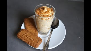 Mousse mascarpone  spéculoos facile rapide et extra [upl. by Drexler]