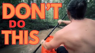 2 Idiots Kayak During A Hurricane And Survive [upl. by Lose724]