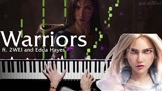 Warriors  Season 2020  League of Legends  Piano Cover 🎹 [upl. by Maurey977]