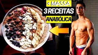 3 Receitas Anabólicas para Ganhar Massa Muscular Rapidamente  Alimentos Anabólicos [upl. by Navaj]