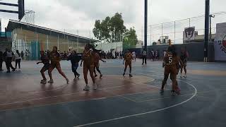 Azcapotzalco VS Vallejo 1er caurto basquetbol femenil intra CCH 2024 [upl. by Ylsew]