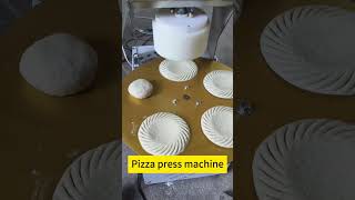 Rotating highefficiency Pizza press machine machine automachine food machinefactory [upl. by Huttan]