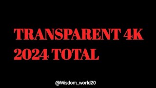 Transparent 4K 2024 Total  Pronunciation Guide in English [upl. by Olsson]