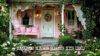 🌸🍃NOSTALGIC COTTAGE HOMETOUR Shabby Chic Decor Grandmas Vintage Home Awaken Your Design Potential [upl. by Reisfield]