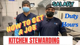 How to Get a Kitchen Stewarding Job Duty Hours Salary How To get a KST Job in Saudi Dubai [upl. by Sakram]