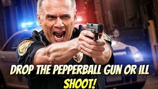 Concealed Carry PepperBall Gun Arrestjeremydewitte fraud fakecop [upl. by Kali]