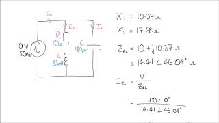 Using Phasor Diagrams to Evaluate Series and True Parallel RLC AC Circuits [upl. by Nyledam]