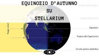 Equinozio dautunno su STELLARIUM [upl. by Nnaik]