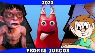 TOP 10 Los PEORES JUEGOS del 2023 [upl. by Lymann145]