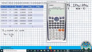 23 Desviación estándar y varianza datos agrupados en intervalos [upl. by Lucius]