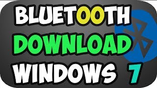 How to Download Bluetooth Driver for windows 7 [upl. by Yrailih]