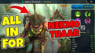 All in for Nekmo Thaar  Ancient Shard Opening Raid Shadow Legends [upl. by Creight911]