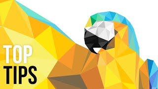 Low Poly Illustrator Tips Tutorial CREATIVE [upl. by Aver]