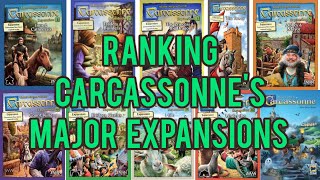 Carcassonne Ranking  Major Expansions  Carcassonne Expansionist [upl. by Aiel]