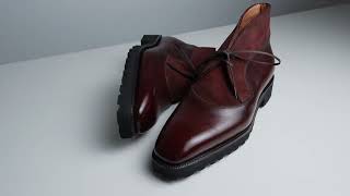 Boulevardier Chukka Boot by Norman Vilalta Bespoke Shoemakers [upl. by Raclima]