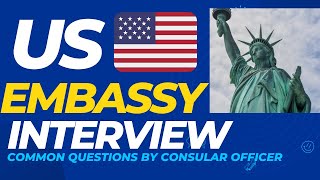 US EMBASSY INTERVIEW [upl. by Eisenstark282]