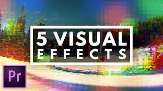5 FAST amp EASY Visual Effects in Premiere Pro [upl. by Swetlana]