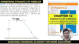 12141  Curvilinear Motion  Engineering Dynamics Hibbeler 14th Edition  Engineers Academy [upl. by Annay68]