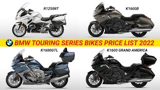 BMW Touring Series Bikes Price List 2022💥  Mileage  BMW R 1250RT  BMW K 1600 B  BMW K 1600 GTL [upl. by Teodora430]