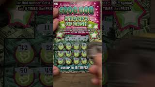 One Ticket Quickie  TN 5 quot200000 Stacks of Cashquot  WINNER No 4 💰💰 scratchtickets tnlottery [upl. by Yrgoerg]