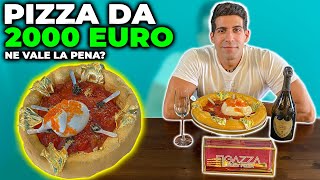 PIZZA PIÙ COSTOSA IN ITALIA 2000€  È DAVVERO COSI BUONA [upl. by Ditzel687]