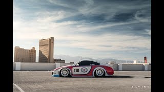 LTMW x Impressive Wrap Porsche 997 Martini  SV63  Savini Wheels [upl. by Lundt]