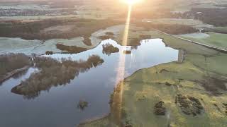 Knapps Loch Kilmacolm Scotland Drone footage in 4K [upl. by Burgwell]