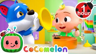 Pots n Pans Band 🍳 CoComelon JJs Animal Time  Nursery Rhymes and Kids Songs  After School Club [upl. by Dichy]