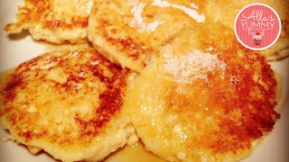 Russian Syrniki Cottage cheese pancakes Recipe  Сырники из творога [upl. by Assirram770]