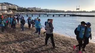 Urban Trail de Cannes  première étape le sable [upl. by Dana]