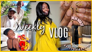 Weekly Vlog  FINAL Fertility UPDATE FRIENDSGIVING Backyard Furniture Putting Up the TREE amp MORE [upl. by Enimsay]