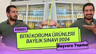 2024 BKÜ Bitki Koruma Ürünleri Bayilik ve Toptancılık Sınavı Nasıl Başvurulur Ödeme Yapılır [upl. by Katzman535]