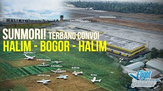 MABAR SUNMORI  Jakarta Halim HLP to Bogor  Microsoft Flight Simulator 2020 Indonesia [upl. by Levania996]